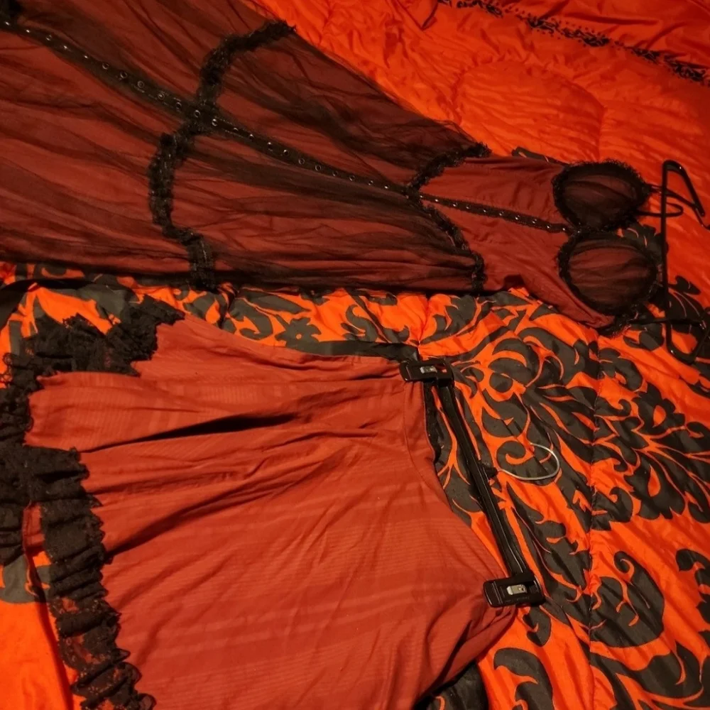 *FINAL CHANCE, LOWEST PRICE* Lip service gothic gown - Picture 3 of 5
